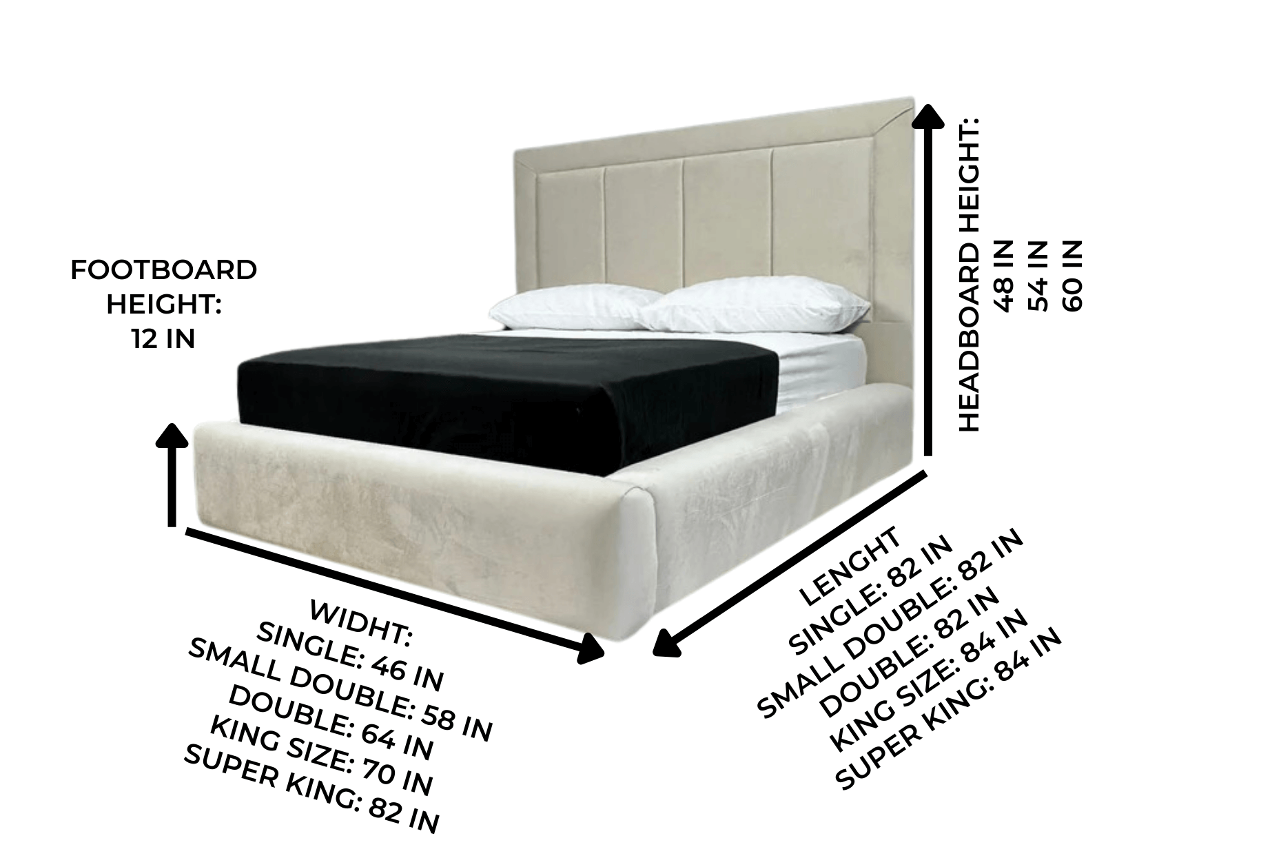 2025 Olivia Bed with Optional Ottoman Storage