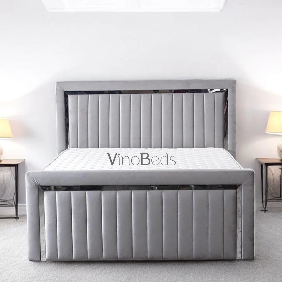 New 2025 Ayla Bed with Ottoman Storage Option