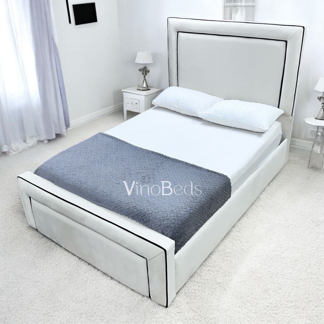 2025 Luxurious Fiji Trim Bed - Customizable Comfort with Optional Ottoman Storage