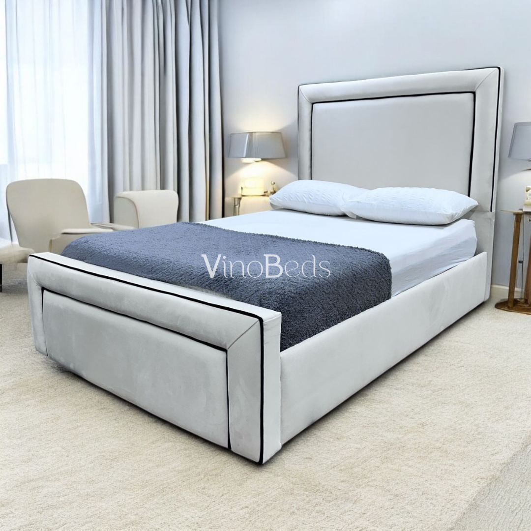 2025 Luxurious Fiji Trim Bed - Customizable Comfort with Optional Ottoman Storage