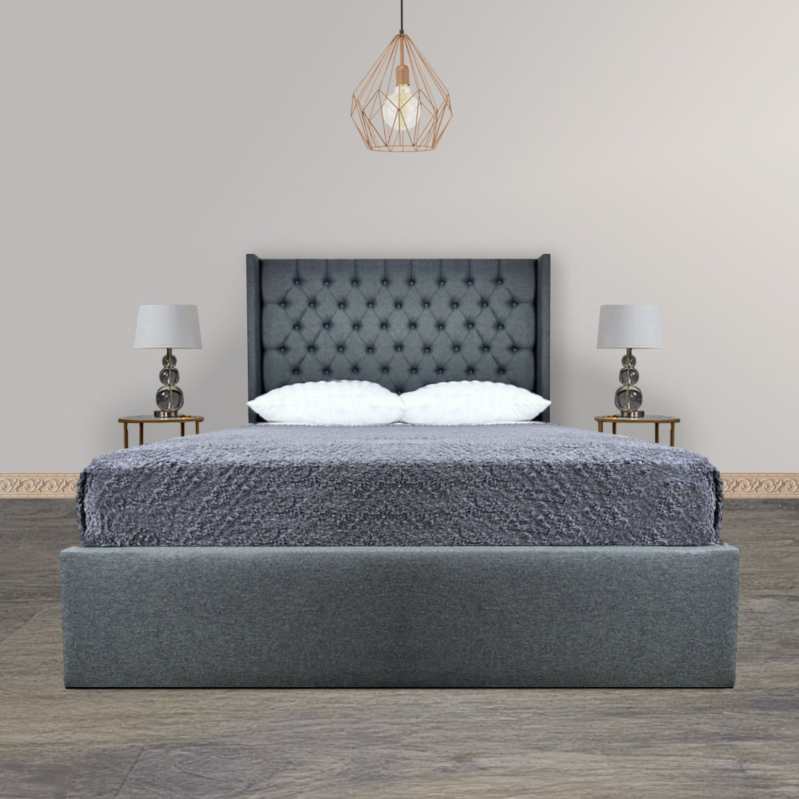 Kendall Wingback Bed