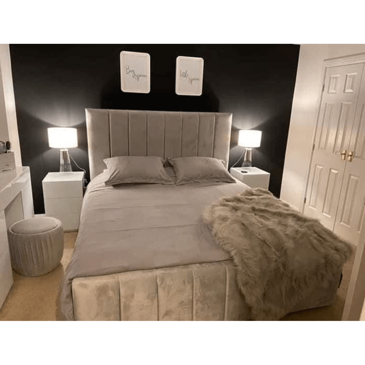 Amara king deals size bed frame