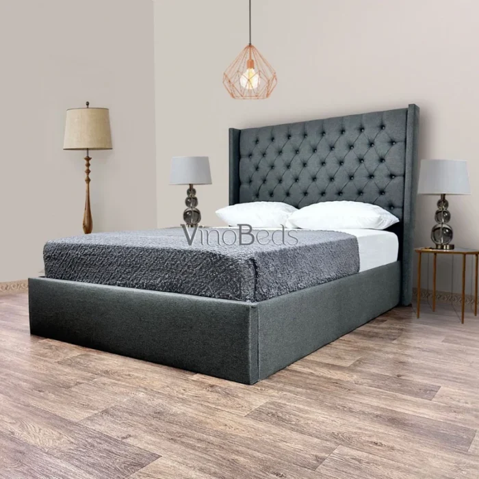 Kendall Wingback Bed - Image 8