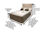 Celia Bed with Optional Ottoman Storage - Image 2