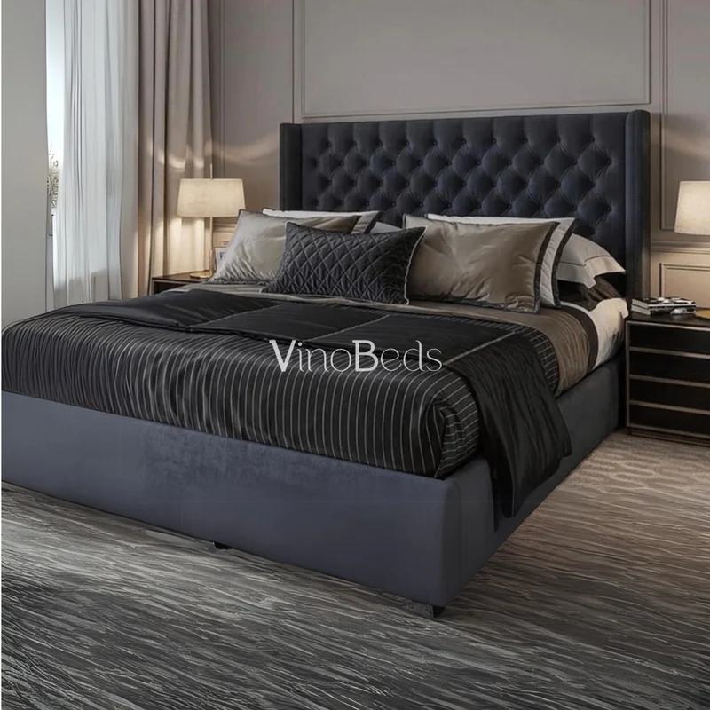 kendal Kendall Wingback Bed - Image 1