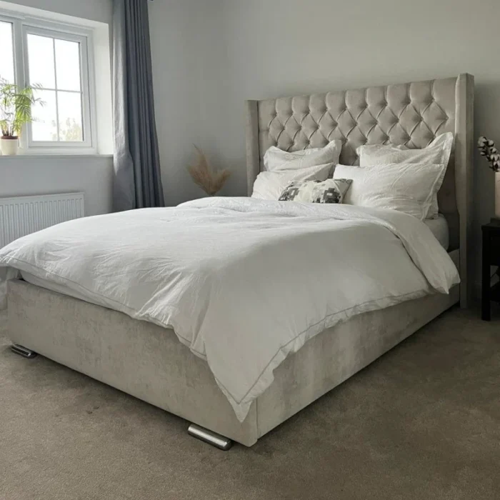 Kendall Wingback Bed - Image 6