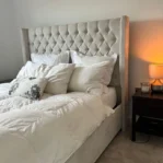 Kendall Wingback Bed - Image 5